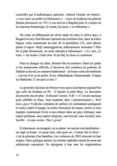 Bagatelles en parade à Bagdad