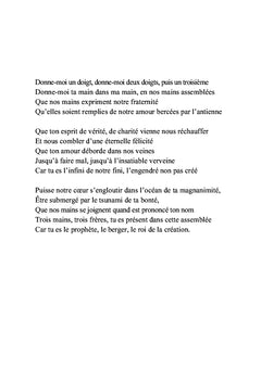 Nos mains assemblées