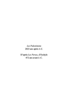 Les palestiniens