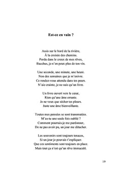 Itinéraire d'un poème perdu