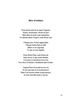 Itinéraire d'un poème perdu