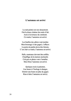 Itinéraire d'un poème perdu