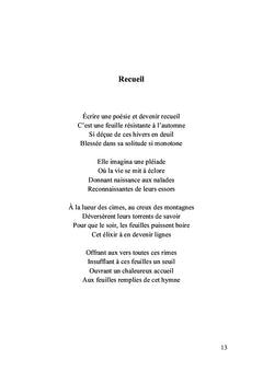 Une note de vie