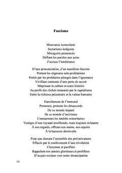 Une note de vie