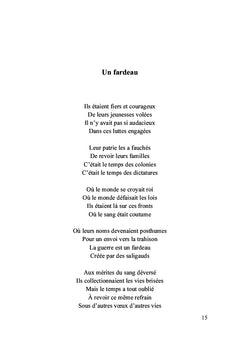 Une note de vie