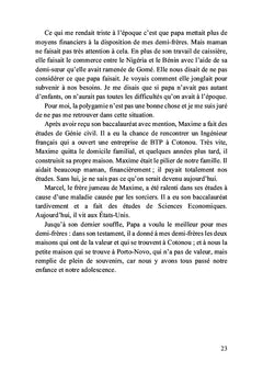 Ma vie en un demi-siècle