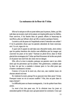 Zahra, fleur des montagnes de l'Atlas