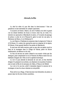 Zahra, fleur des montagnes de l'Atlas