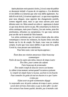 Leçons de vie apprises