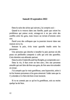 Leçons de vie apprises