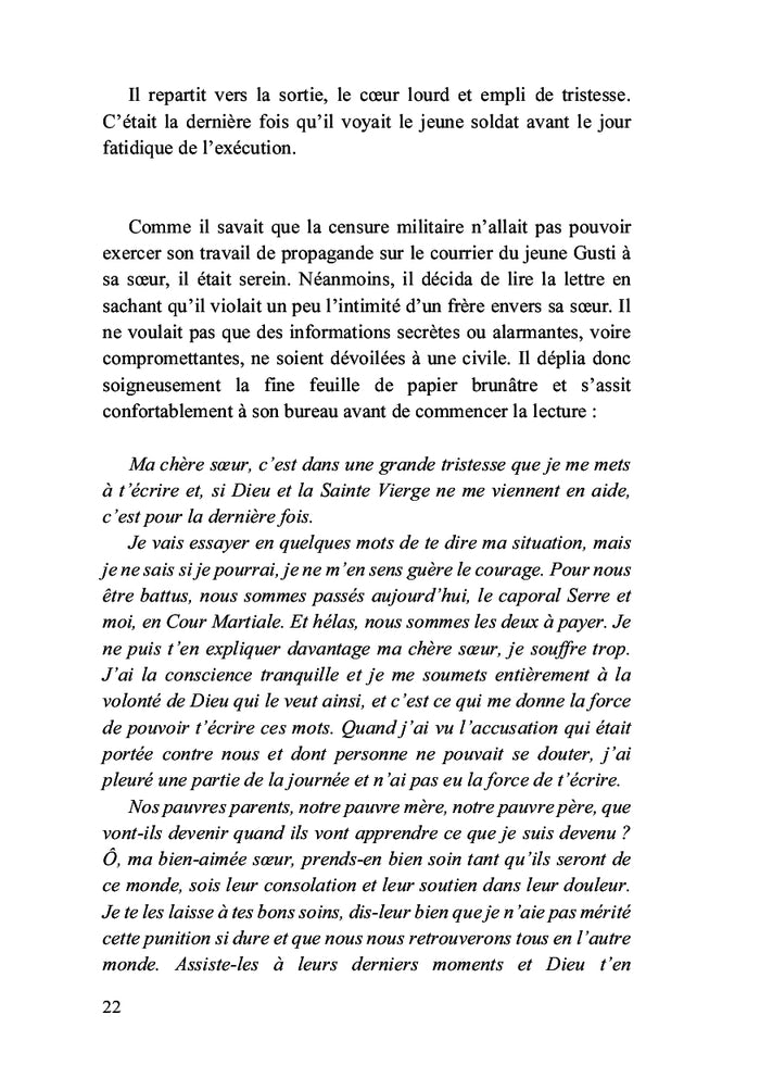 Le testament du Maréchal