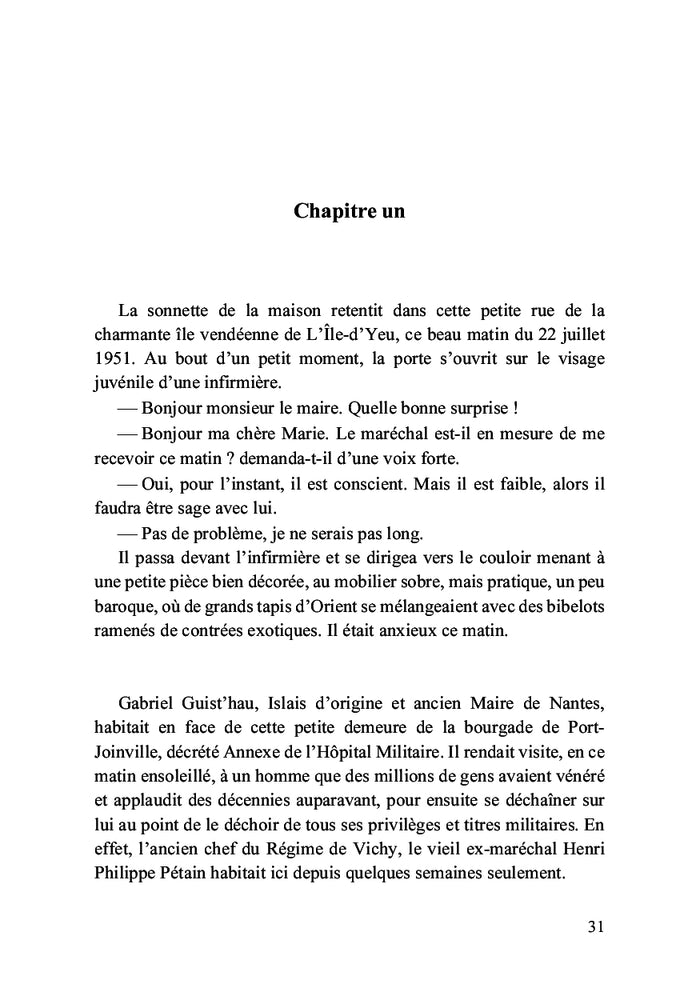 Le testament du Maréchal