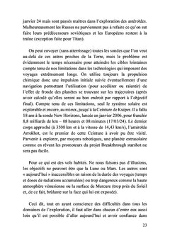 Franchir sur mars les portes de l'espace