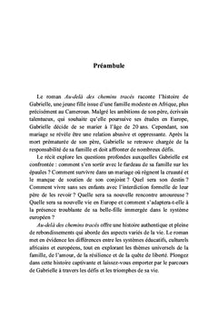 Au-delà des chemins tracés