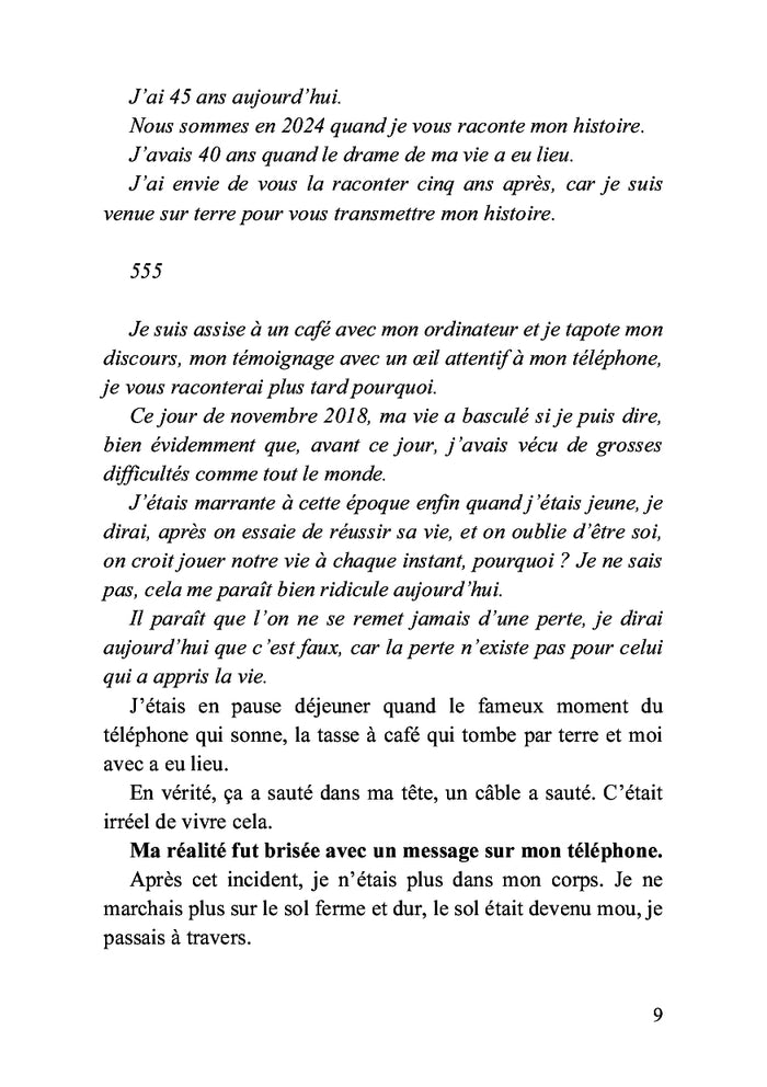 Malgré les épreuves, je suis