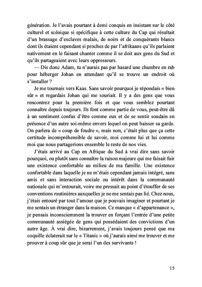 Une flamme qui m'attend