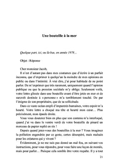 L'océan en bouteille