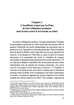 Les vicissitudes de l'Etat de droit à l'épreuve de la lutte contre le terrorisme au Sahel