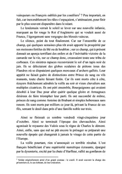 Les héritiers d'Azincourt