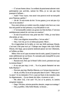 Elle s'aime le bonheur.