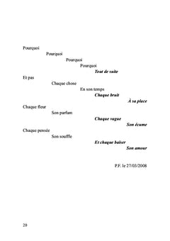 Zoforte suivi de 9 recueils