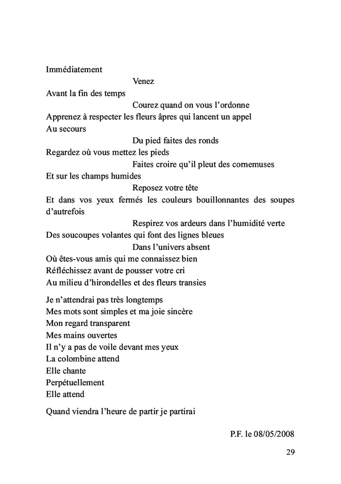 Zoforte suivi de 9 recueils