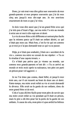 Une enfance détruite