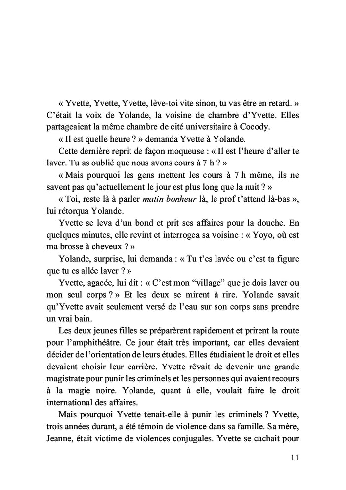 Yvette Kouadja ou le bouchon à retirer