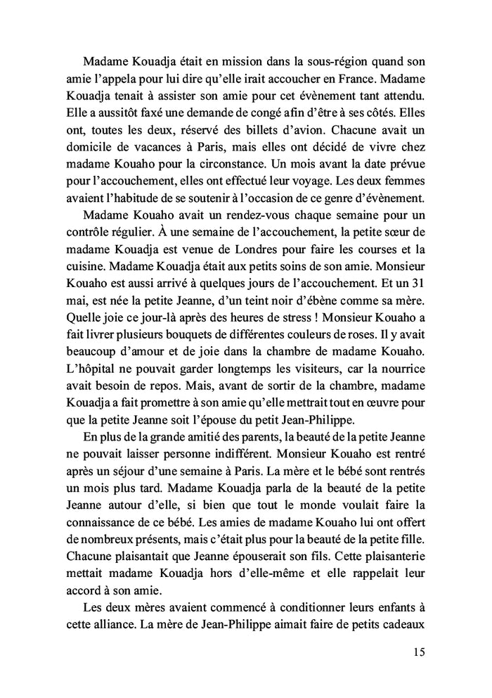 Yvette Kouadja ou le bouchon à retirer