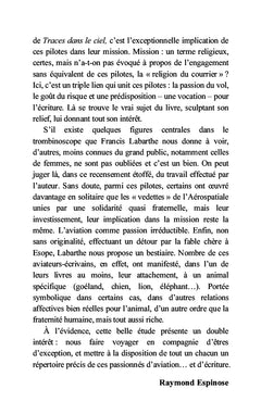 Des traces dans le ciel