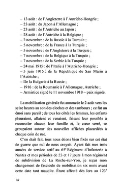 Carnet de guerre du sergent Frémaudeau