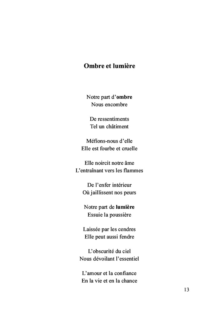 Ombre et lumière