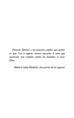 Dans la douceur du destin