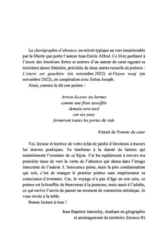 La chorégraphie d'absence