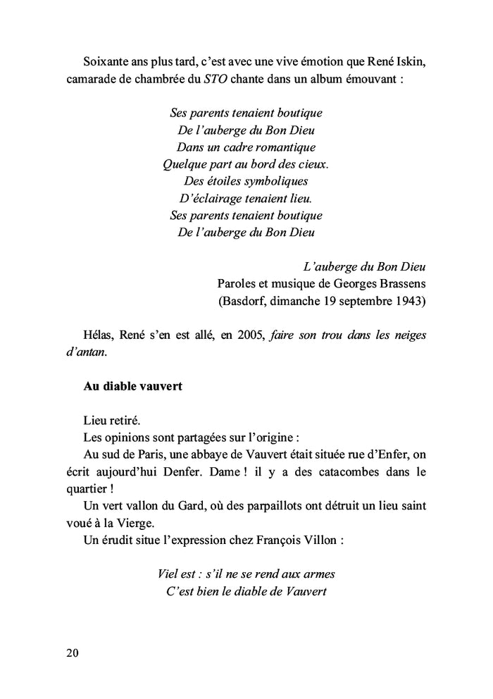 En flânant avec... Georges Brassens