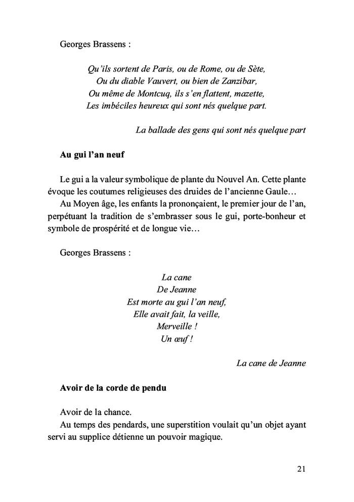 En flânant avec... Georges Brassens