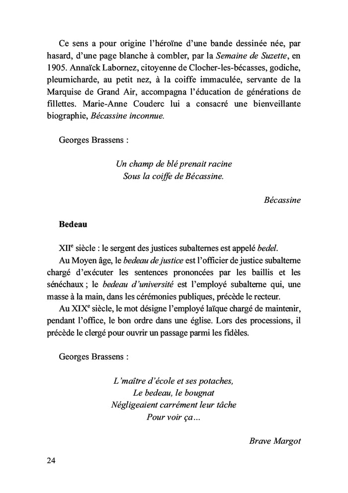 En flânant avec... Georges Brassens