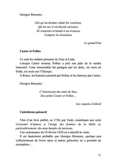 En flânant avec... Georges Brassens