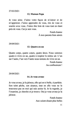 À l'aube de ma vie