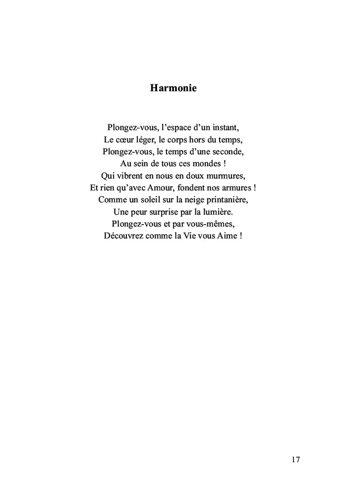 Arrête-toi, ferme les yeux et regarde !