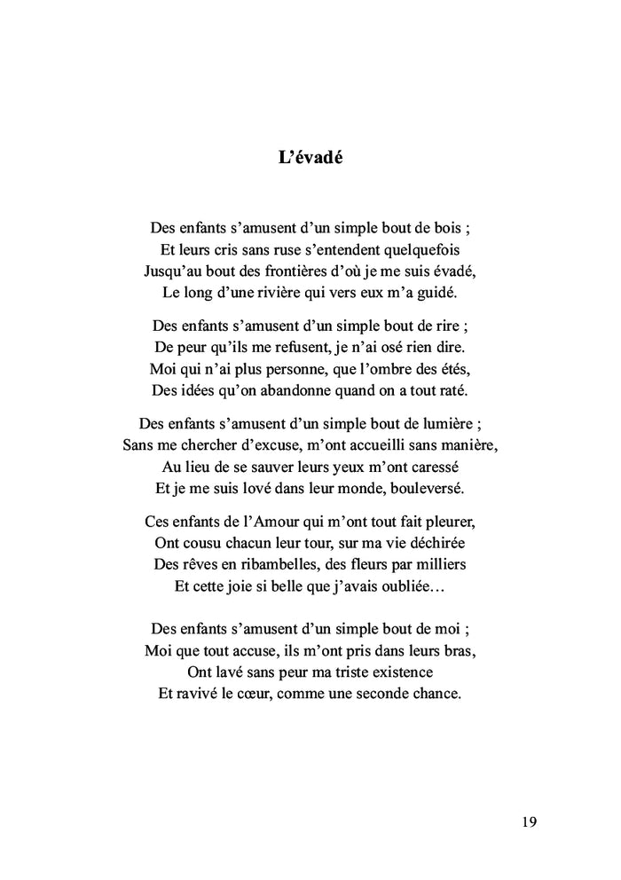 Arrête-toi, ferme les yeux et regarde !