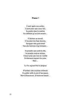 Arrête-toi, ferme les yeux et regarde !