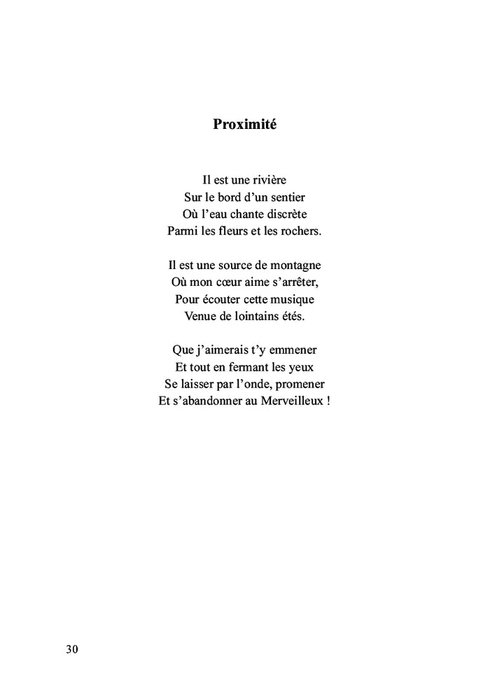 Arrête-toi, ferme les yeux et regarde !