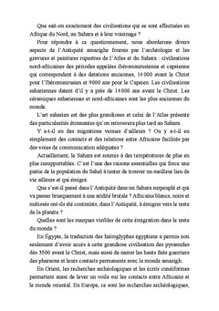 Migrations d'africains blancs et noirs durant l'Antiquité