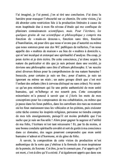 La grossesse pour ma conscience