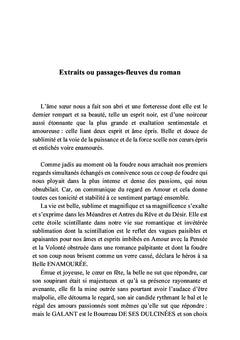 Le bourreau de ses dulcinées ou la romance dans sa démesure