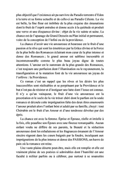 Le bourreau de ses dulcinées ou la romance dans sa démesure