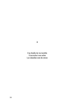 Envolée de haïkus