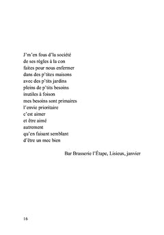 Dernier volume du premier livre de ma vie