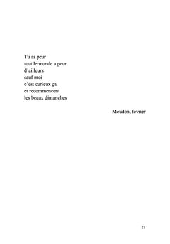 Dernier volume du premier livre de ma vie